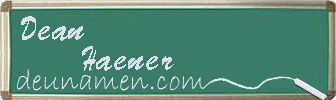 Dean Haener Visitenkarte